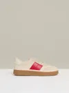 Reiss Neutral Woven Low-top Trainers