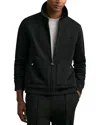 Reiss Newland Interlock Zip Through Overshirt In White