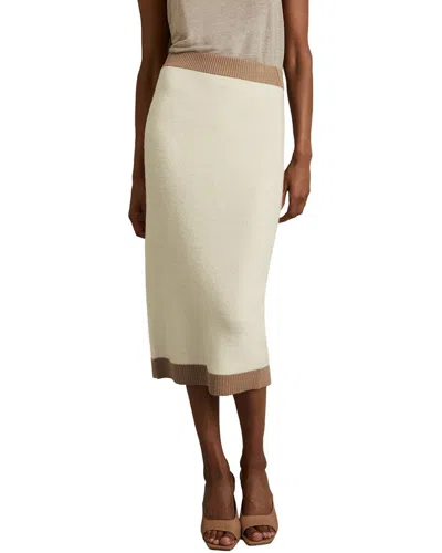 Reiss Nia Casual Skirt In Neutral