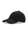 Reiss Black Logo-embroidered Baseball Cap In Black