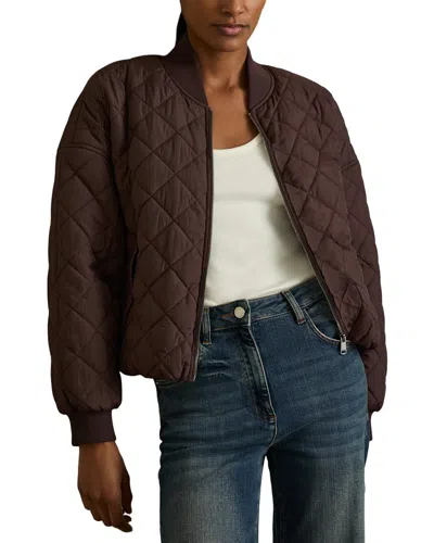 Reiss Nina Jacket In Brown