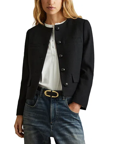 REISS NOLA CROPPED JACKET