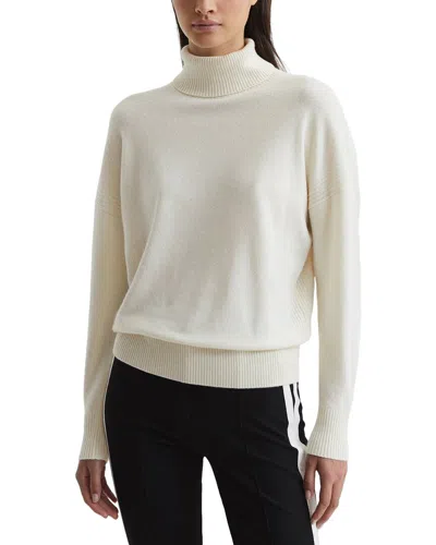 Reiss Nova Wool & Cashmere-blend Jumper In White