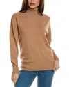 Reiss Alexis Turtleneck Sweater In Brown