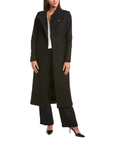 Reiss Nrd Mischa Wool-blend Long Length Coat In Black
