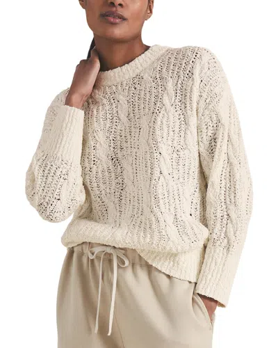 Reiss Oakley Crew Neck Textured Sweater In Multi