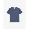 Reiss Ocean Blue Bless Crewneck Cotton-jersey T-shirt 9-13 In Blue