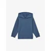 Reiss Ocean Blue Fabien Interlock Jersey Hoody 3-9 In Blue