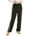 Reiss Odell Wide Pull-on Wide Leg Trouser In Black