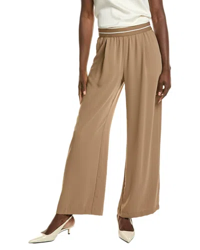 Reiss Oe Amelie Casual Trouser In Brown