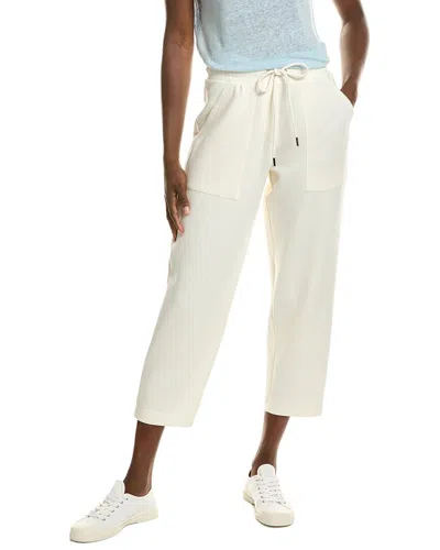 Reiss Oe Bea Tapered Drawstring Pant In White