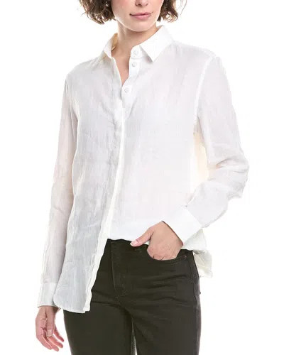 Reiss Oe Cammie Linen Top In White