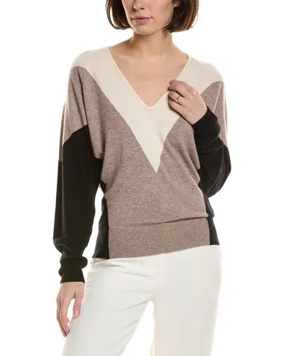 Reiss Oe Esme Knit Top In Brown