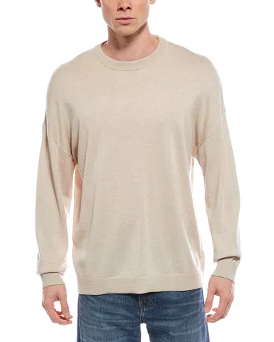 Reiss Oe Putney Merino Wool Top In Neutral