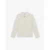 Reiss Off White Hamilton Waffle Wool-knitted Polo Shirt 3-9 In Neutral
