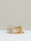 Reiss Off White Leather Statement-buckle Belt