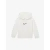 Reiss Off White Manilla Brand-embroidered Cotton-blend Hoody 9