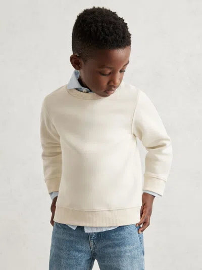 Reiss Babies' Off White Sweatshirt In Neutral