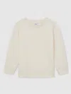 Reiss Off White Sweatshirt In Neutral