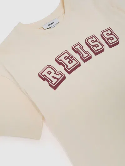 Reiss Off White/brick T-shirts In Neutral