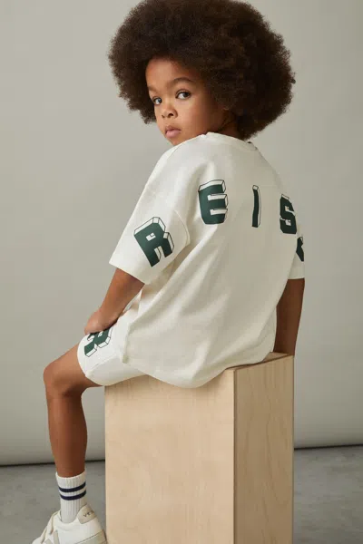 Reiss 8 Years In Off White/green