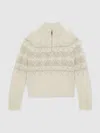 Reiss Off White/oatmeal Jumper In Neutral