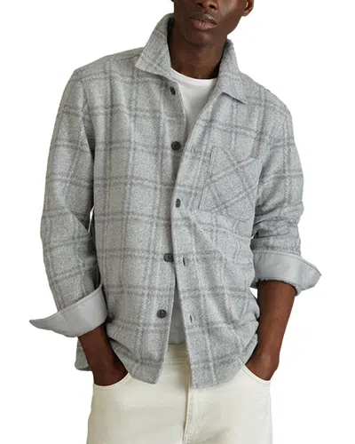 Reiss Olivier Brushed Check Top In Multi