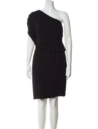 Pre-owned Reiss One-shoulder Knee-length Dress In Multi