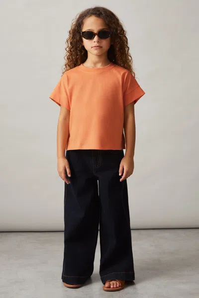 Reiss Orange 4-9 Yrs Cotton Oversized Short-sleeve T-shirt