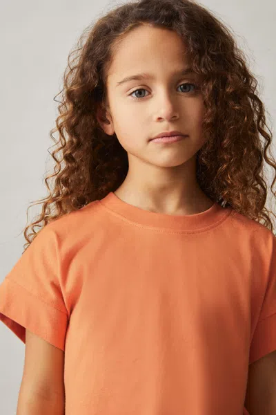 Reiss Orange 9-13 Yrs Cotton Oversized Short-sleeve T-shirt