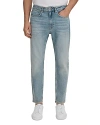 REISS ORDU R-WASHED SLIM FIT JEANS IN LIGHT BLUE