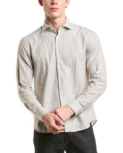 Reiss Oreste Cotton Blend St Casual Shirt In Neutral