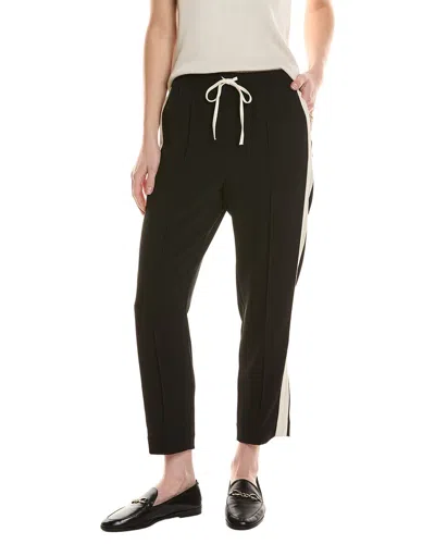 Reiss Orla Side Stripe Pant In Black