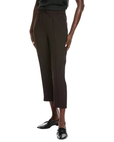 Reiss Orla Tapered Side Stripe Trouser In Brown