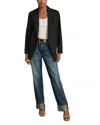Reiss Osbourne Belted Blazer In Black