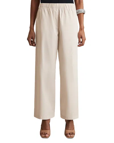 Reiss Osbourne Tapered Cropped Pants In Nude