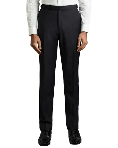 Reiss Oscar Plain Wool-blend Mixer Pant In Black
