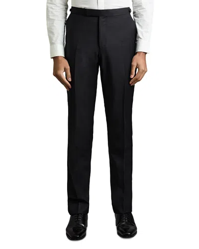 Reiss Oscar Slim Fit Trousers In Navy