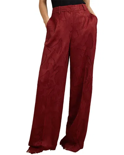 Reiss Ottelie Formal Trouser In Red