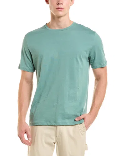 Reiss Oxford Crew Neck Jersey T-shirt In Green