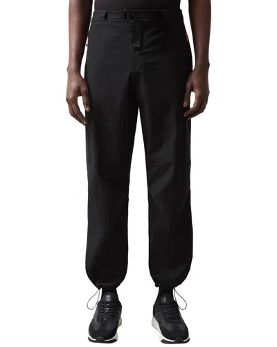 Reiss Paddock Belted Technical Pant In Black