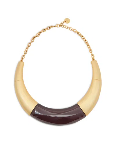 Reiss Paige Sculptural Choker Necklace In Gold