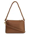 Reiss Paige Suede Crossbody In Beige