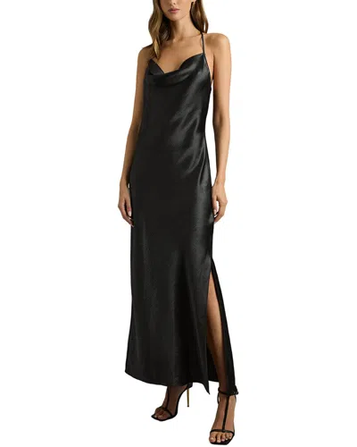 Reiss Paisley Dress In Black