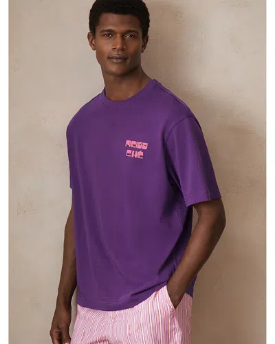 REISS CHE RODA PALM GRAPHIC TEE