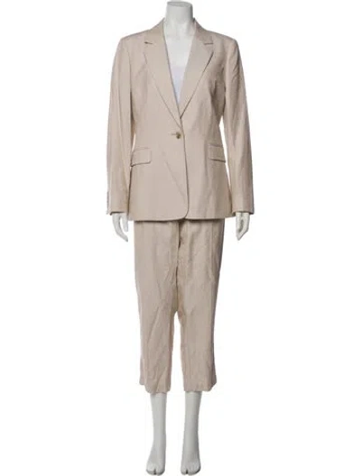 Pre-owned Reiss Pant Set In Neutral