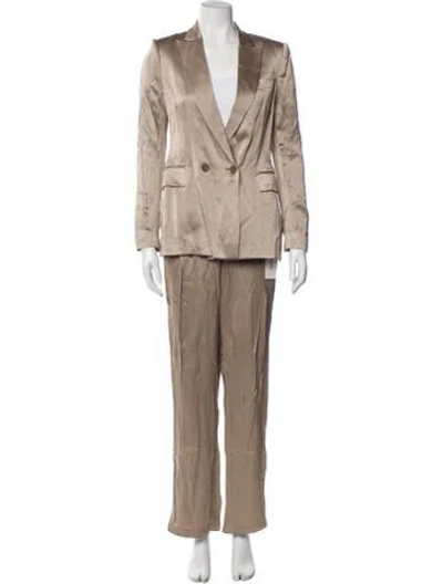 Pre-owned Reiss Pant Set In Neutral