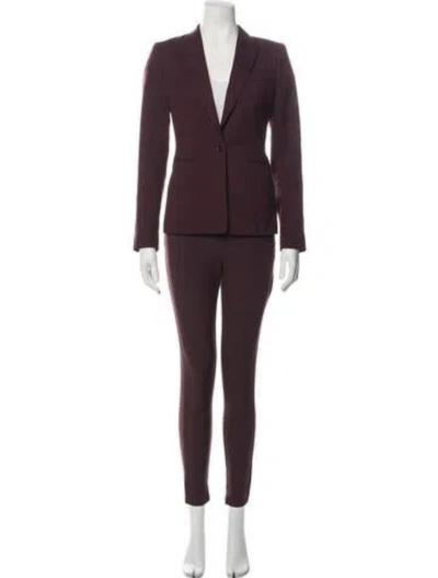 Pre-owned Reiss Pantsuit In Burgundy