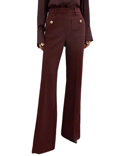 Reiss Parisa Trouser In Brown