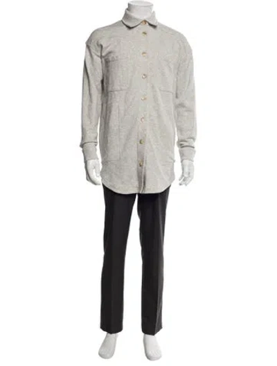Pre-owned Reiss Parka In Gray